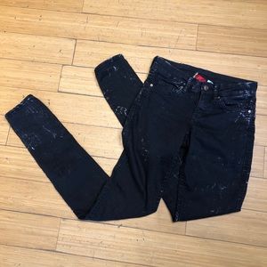 Divided Bleach Splatter Jeans